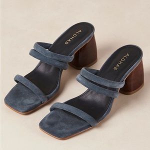 Alohas brand - “Indiana - Gray Leather Sandals” size 38